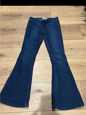 We The Free Dark Blue Flare Jeans